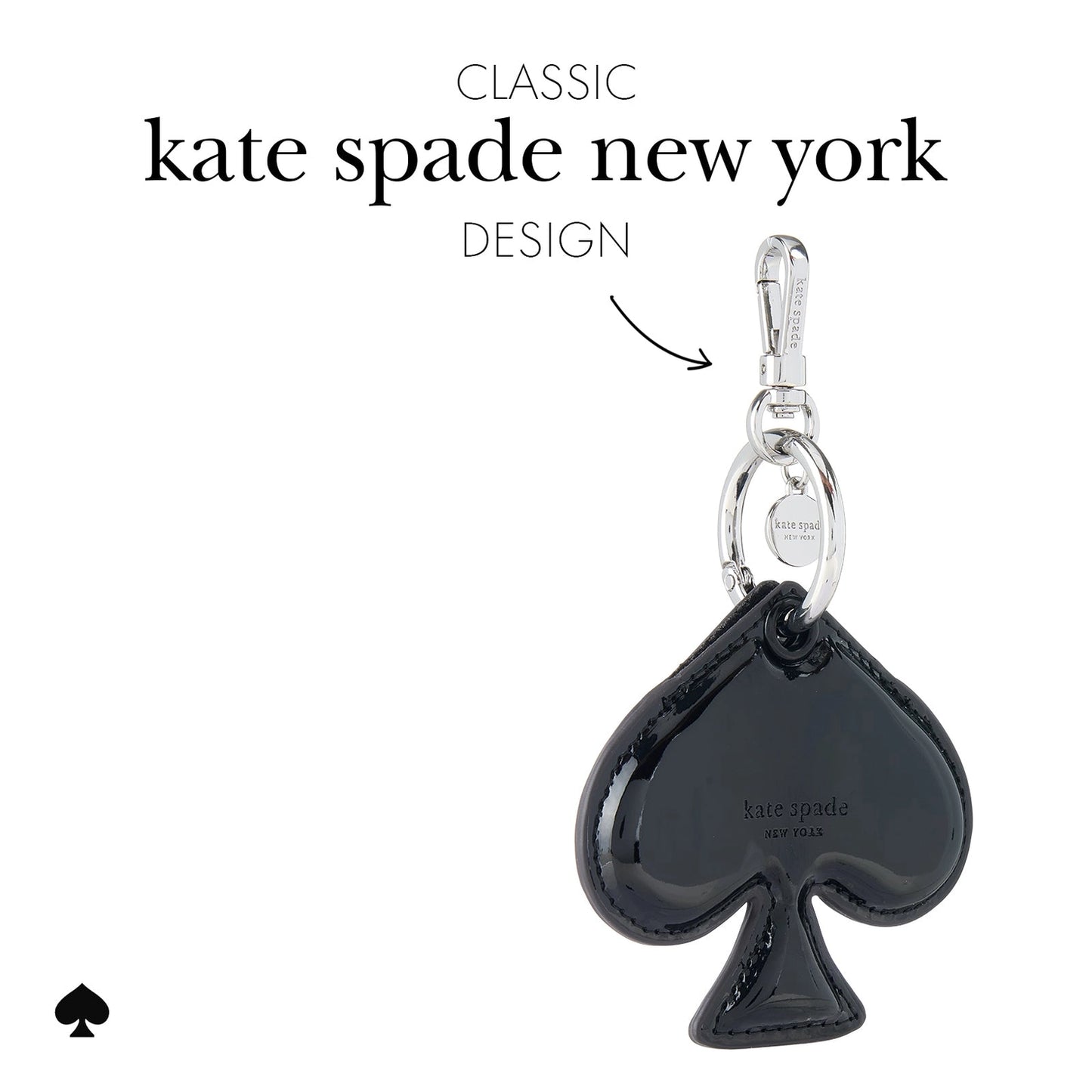 Kate Spade New York Spade Charm AirTag Keychain