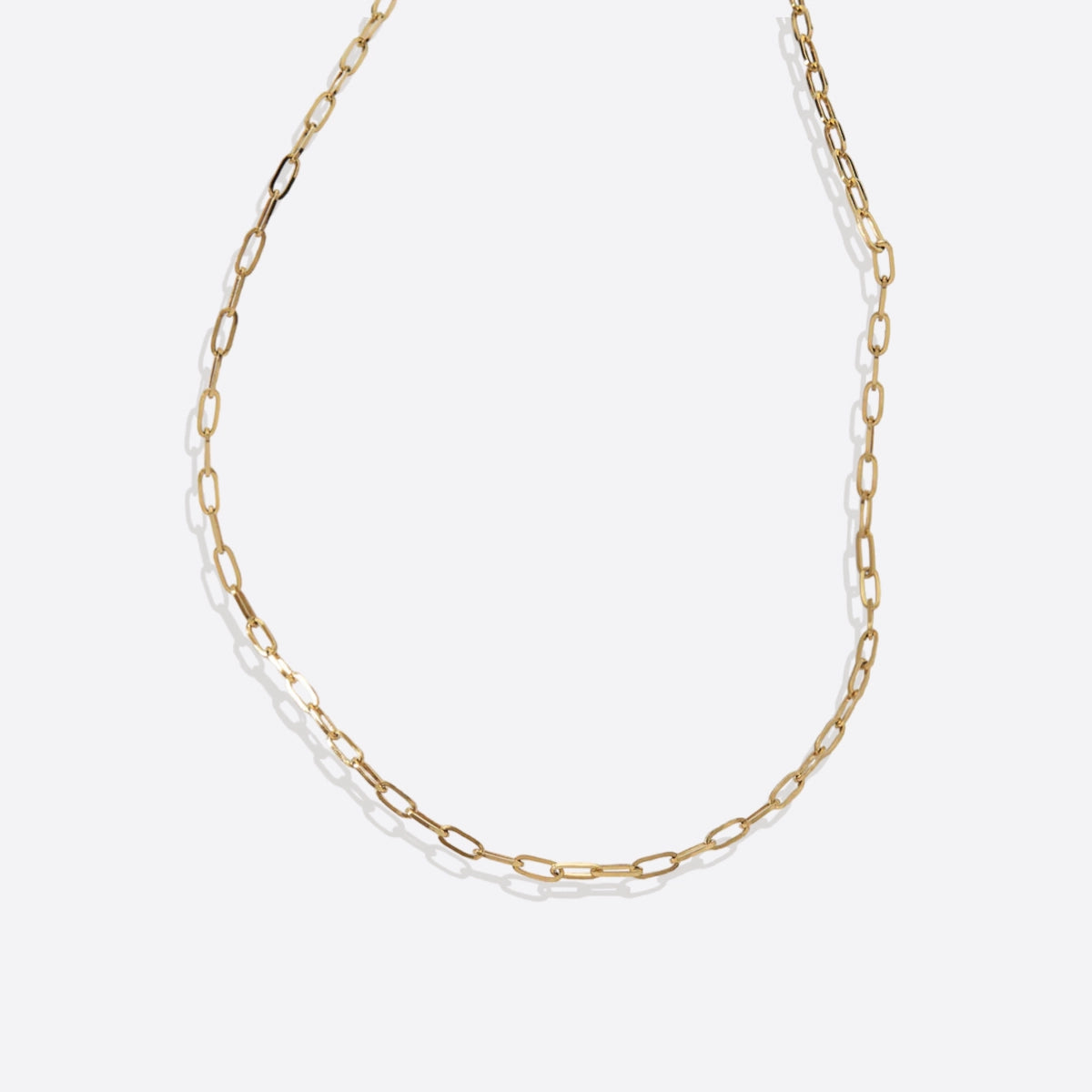 Thin Paperclip Necklace (2 Colors)