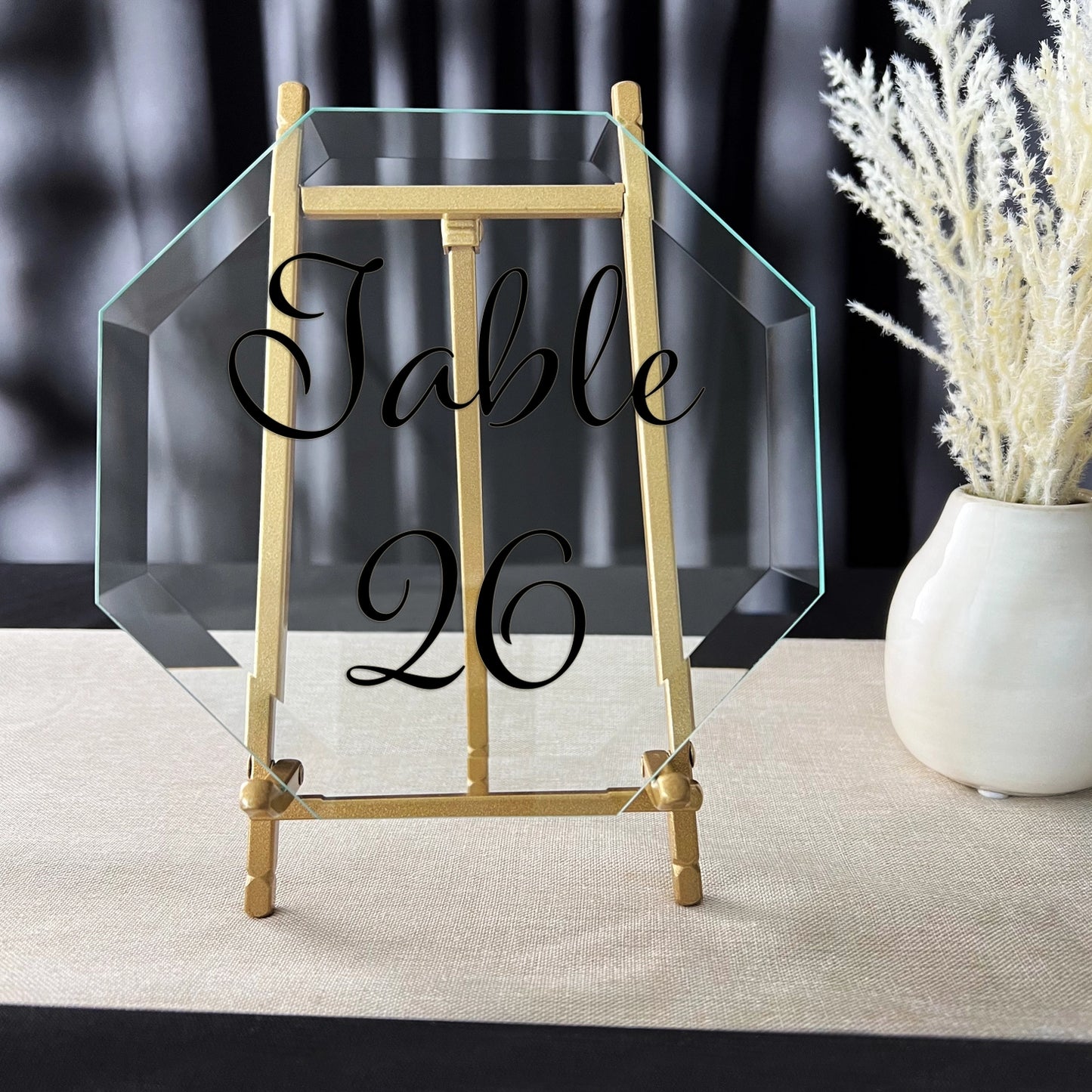 7" Gold Satin Metal Easel