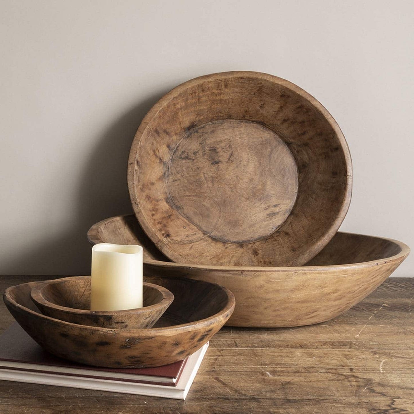 Found Dough Bowl - Natural Medium