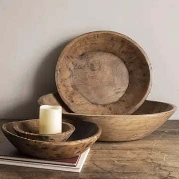Found Dough Bowl - Natural Large