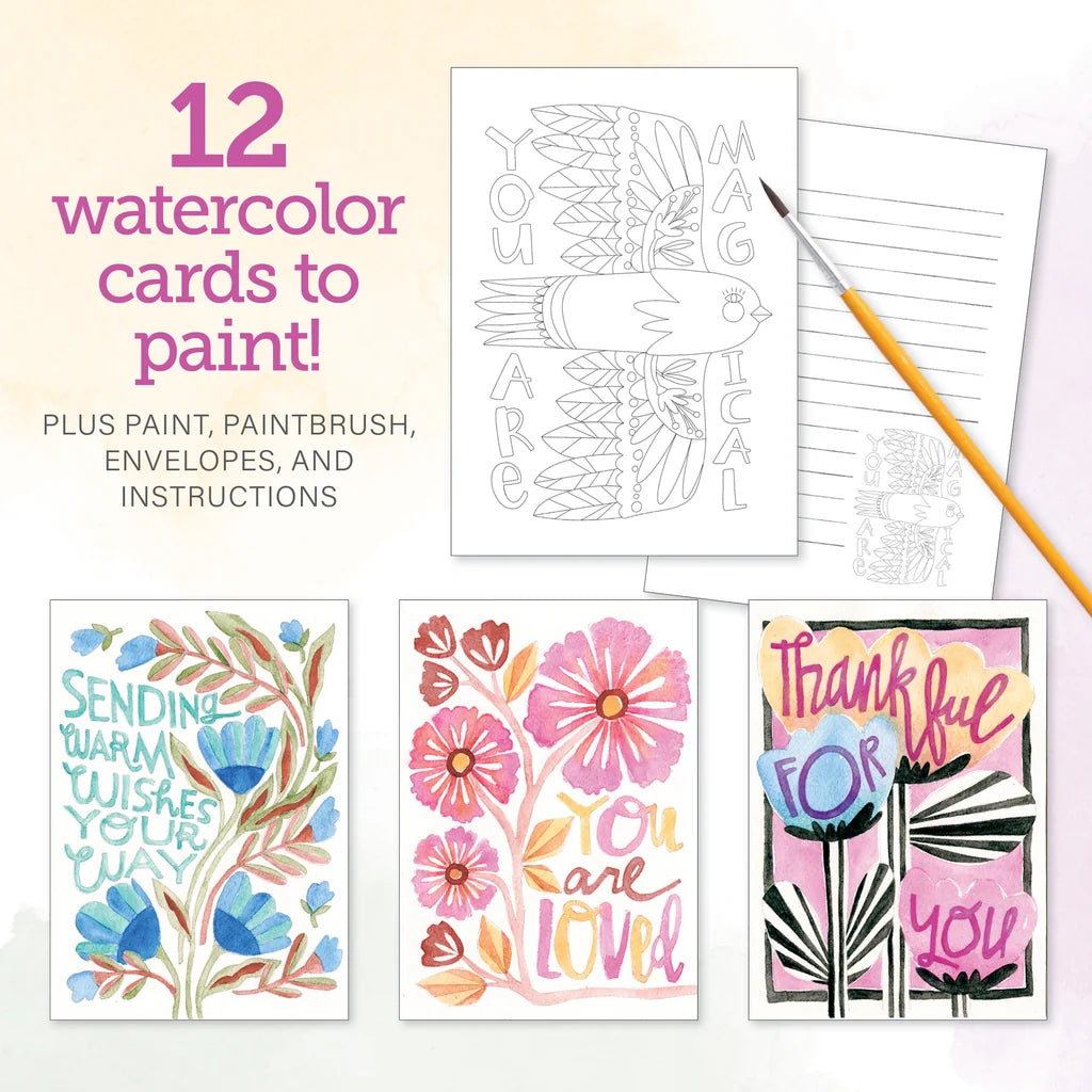 Watercolor the Easy Way: Paint-Your-Own Watercolor Cards