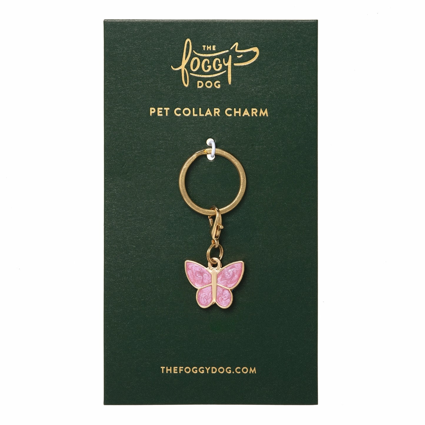 Butterfly Dog Collar Charm by The Foggy Dog