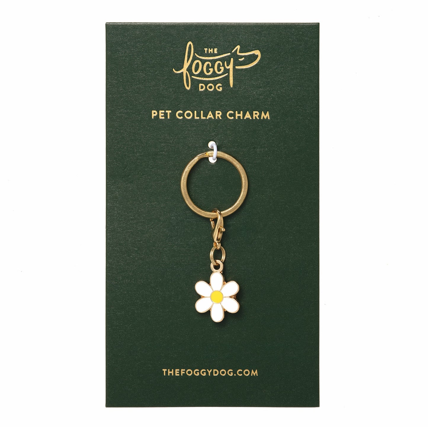 Daisy Dog Collar Charm by The Foggy Dog