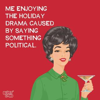Holiday Drama Cocktail Napkins (20 pk)
