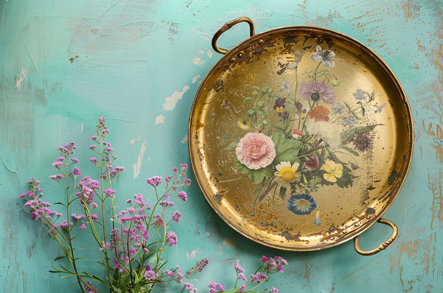 Wilde Bloemen IOD Transfer 8x12 Pad by Iron Orchid Designs