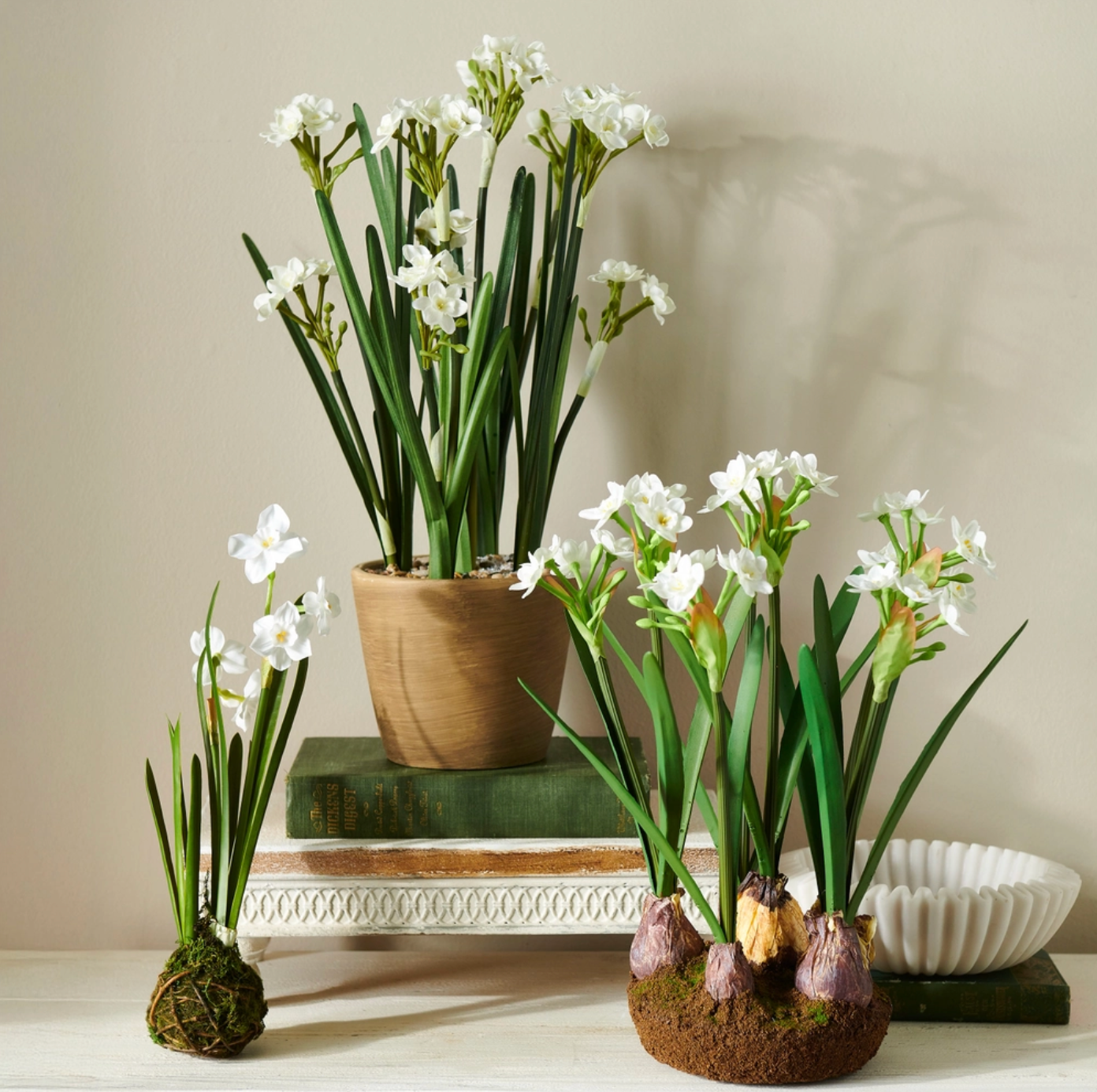 15" Narcissus Drop In