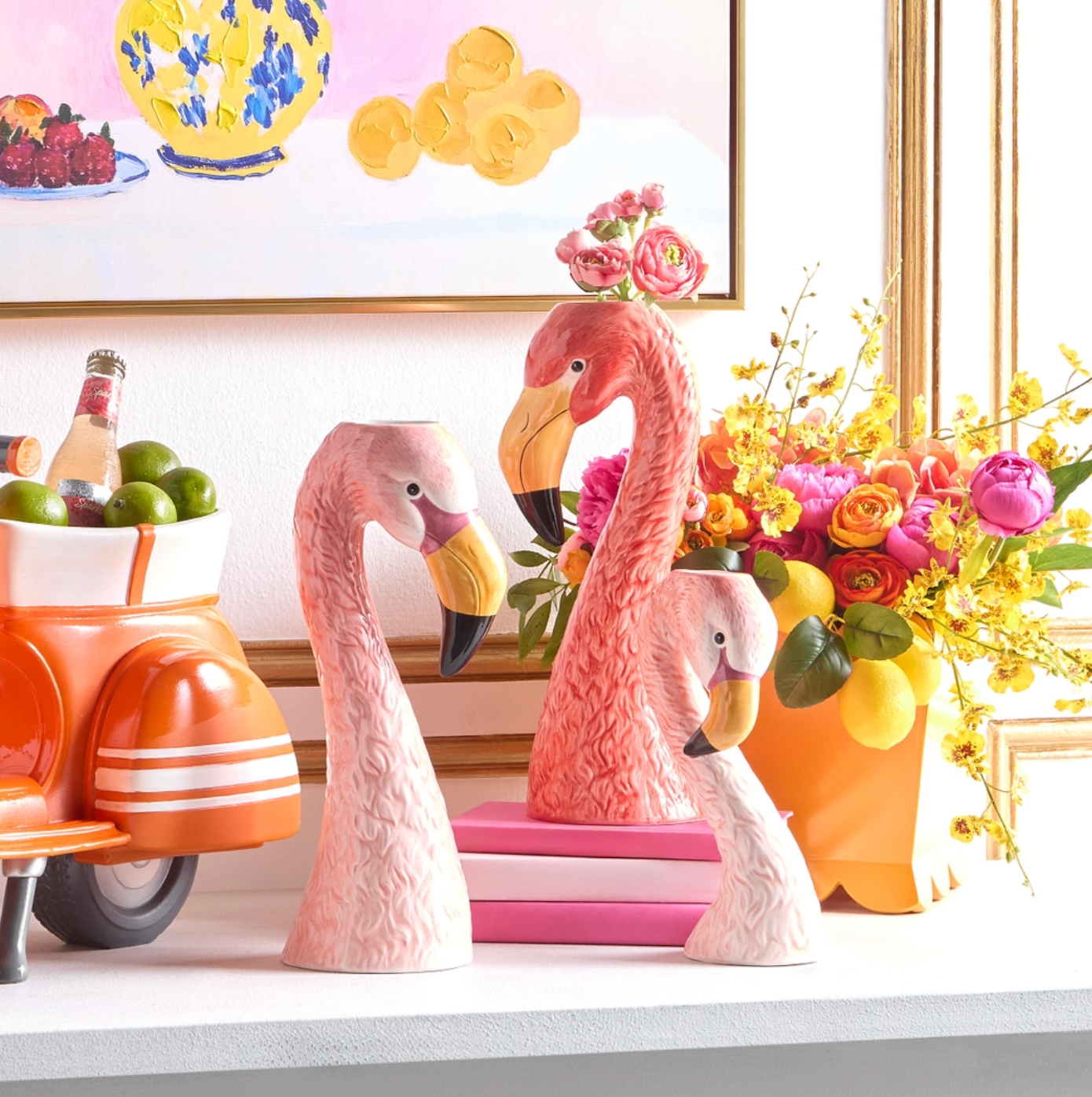 Flamingo Head Vase (3 Variations)
