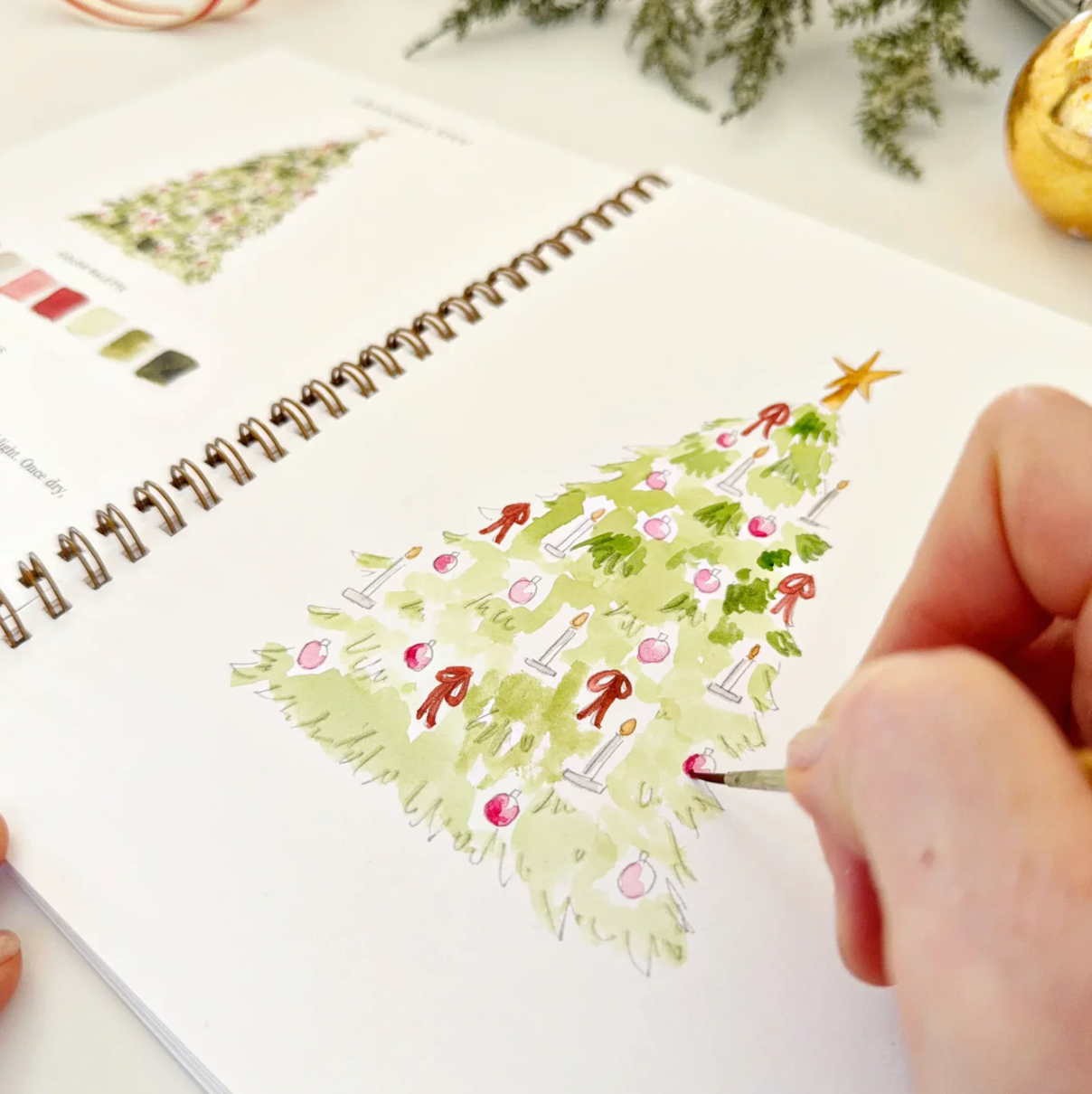 Nutcracker Watercolor Workbook by Emily Lex Studio