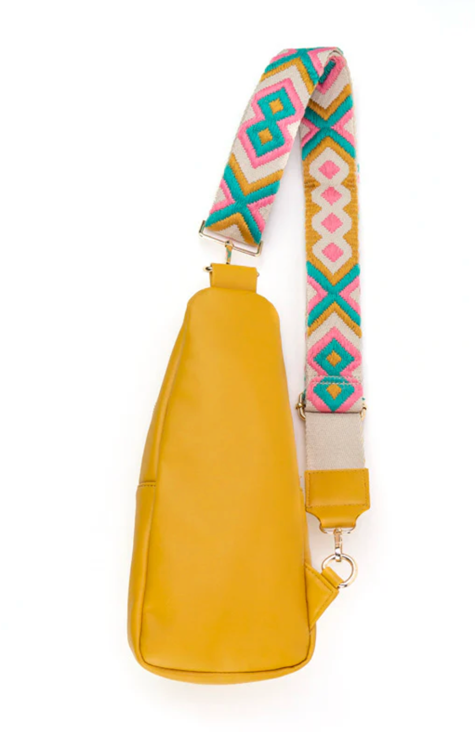 The Arden Sling Bag w/ Guitar Strap - Mustard