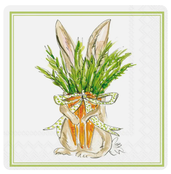 Hiding Bunny Lunch Napkins (20 pk)