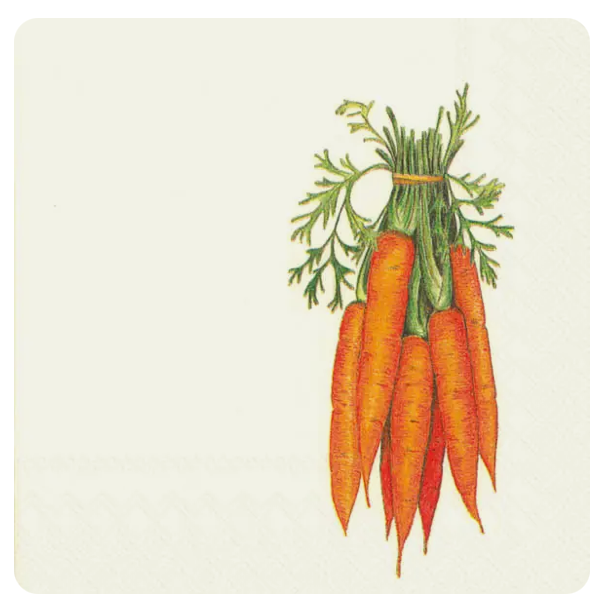 Carrots Cocktail Napkins (16 pk)