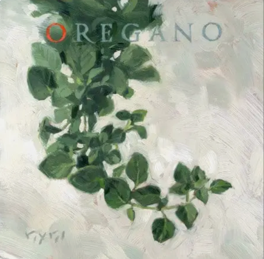 Oregano Giclee Wall Art 9x9"