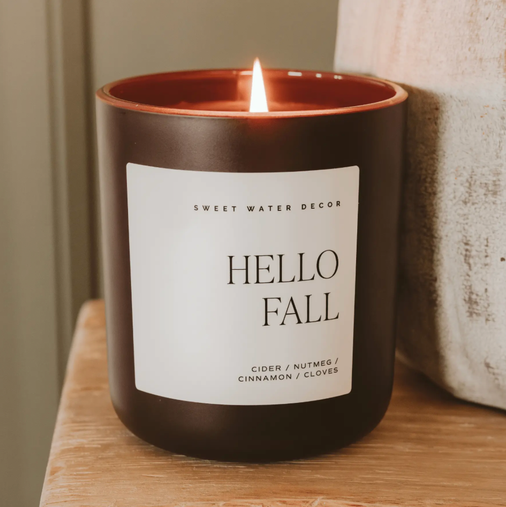 Hello Fall 15 oz Soy Candle