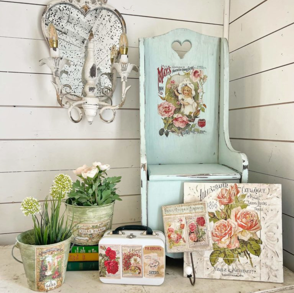 Ephemeral Melange IOD Transfer 8x12 Pad by Iron Orchid Designs