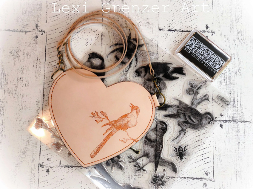 Birds & Bees 12x12 IOD Decor Stamp by Iron Orchid Designs