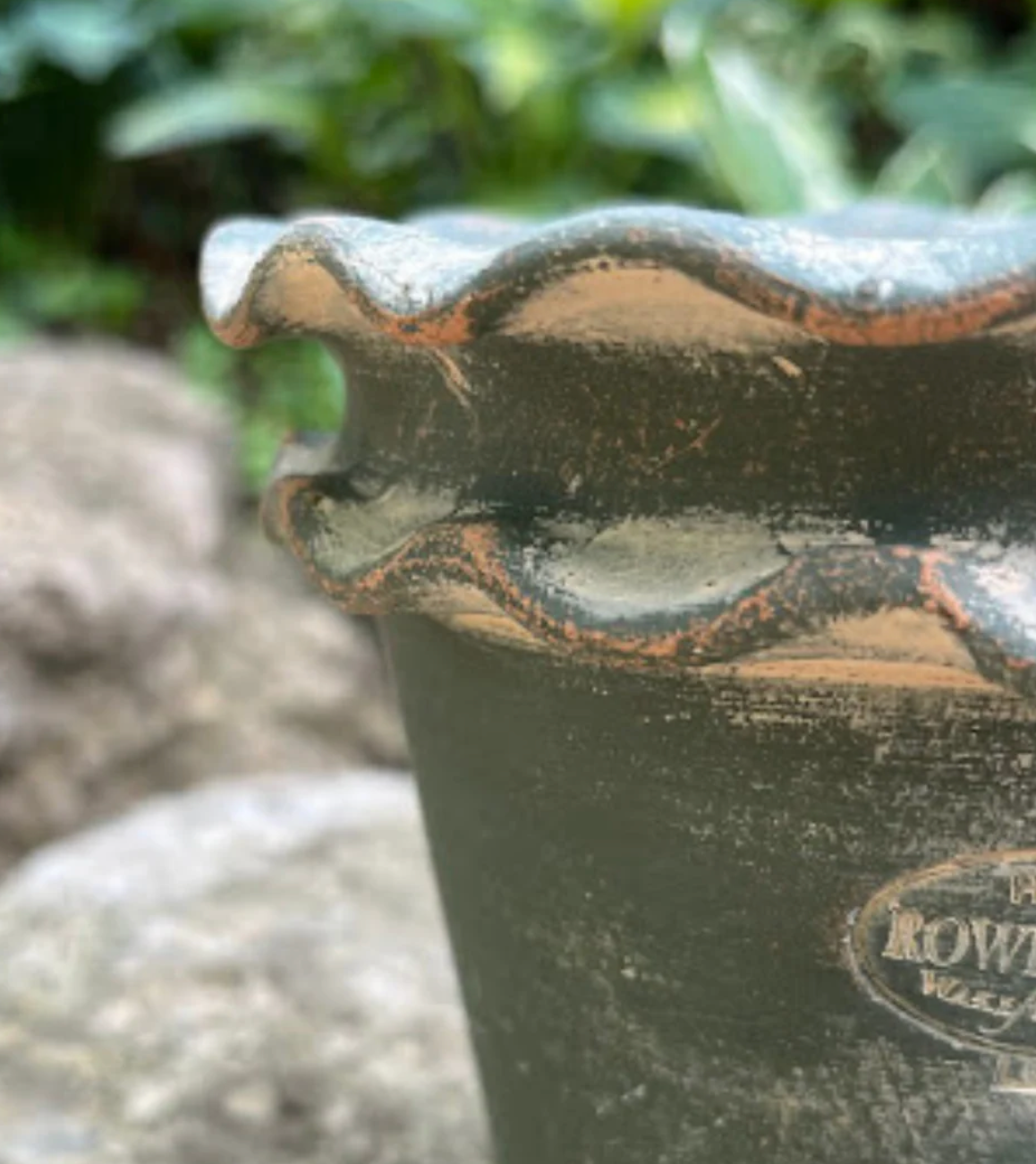 Galena Garden Pot #6 - Gray