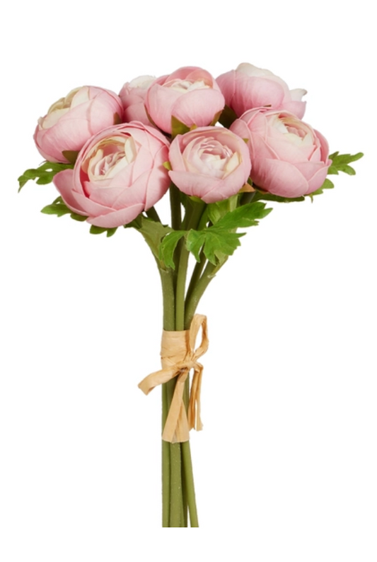 11" Soft Touch Ranunculus Bundle (2 Colors)