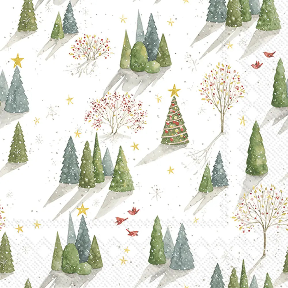 Decorated Tree Lunch Napkins (20 pk)