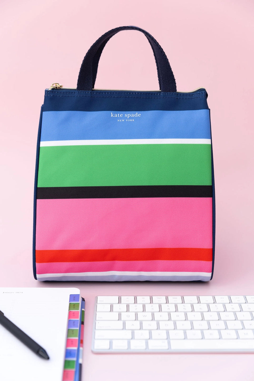 Kate Spade New York Sunny Day Stripe Lunch Bag