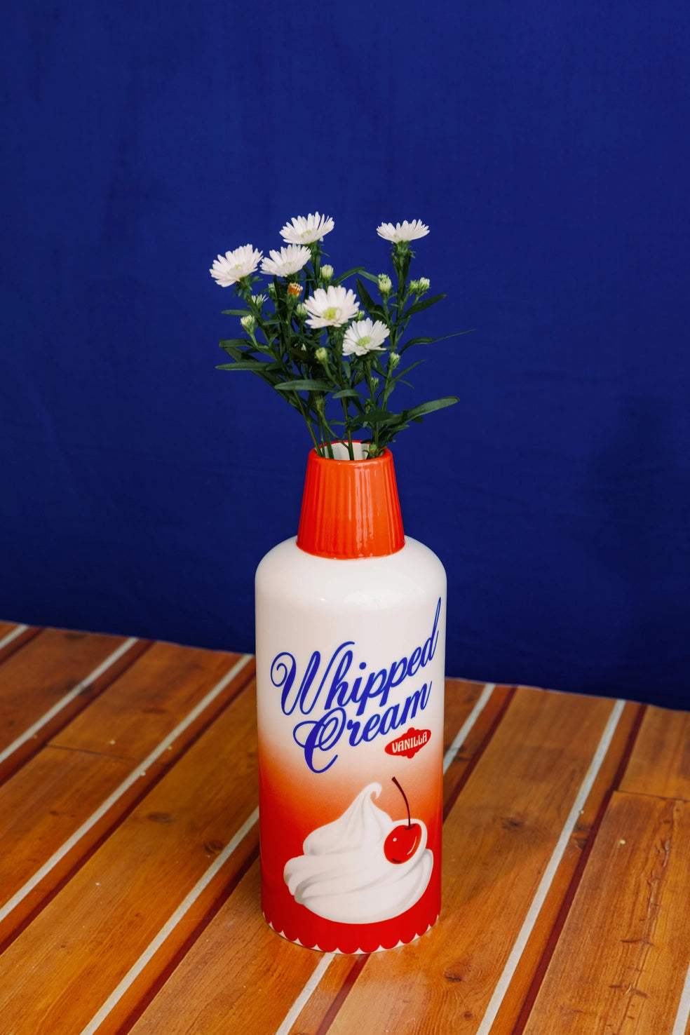 Whipped Cream Can Ceramic Vase