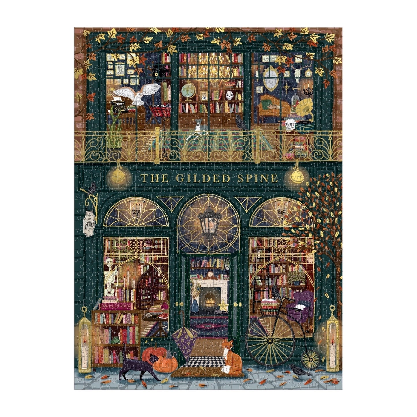 The Gilded Spine 1000 Piece Foil Puzzle