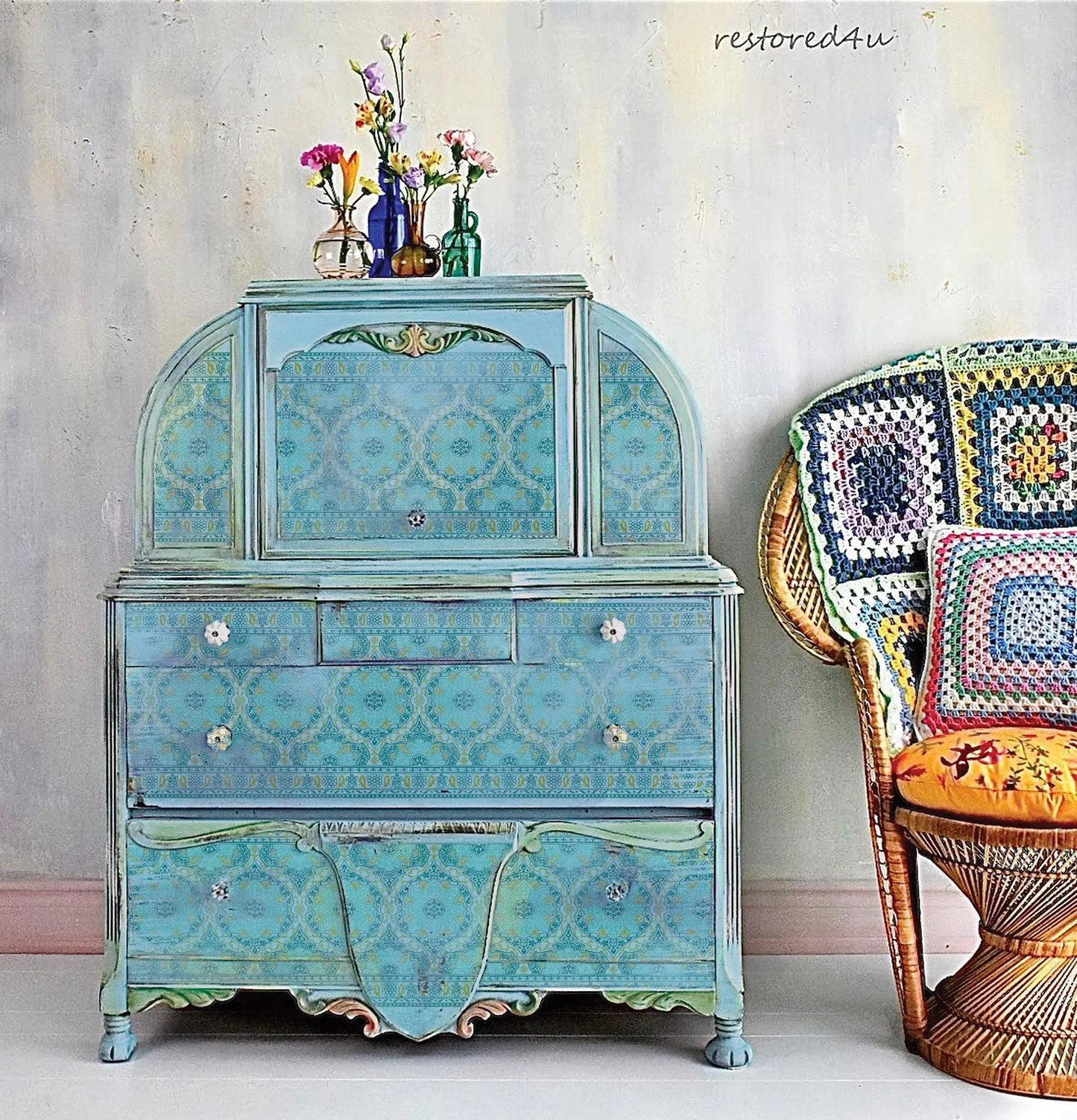 Morocco IOD Paint Inlay 12x16 Pad by Iron Orchid Designs