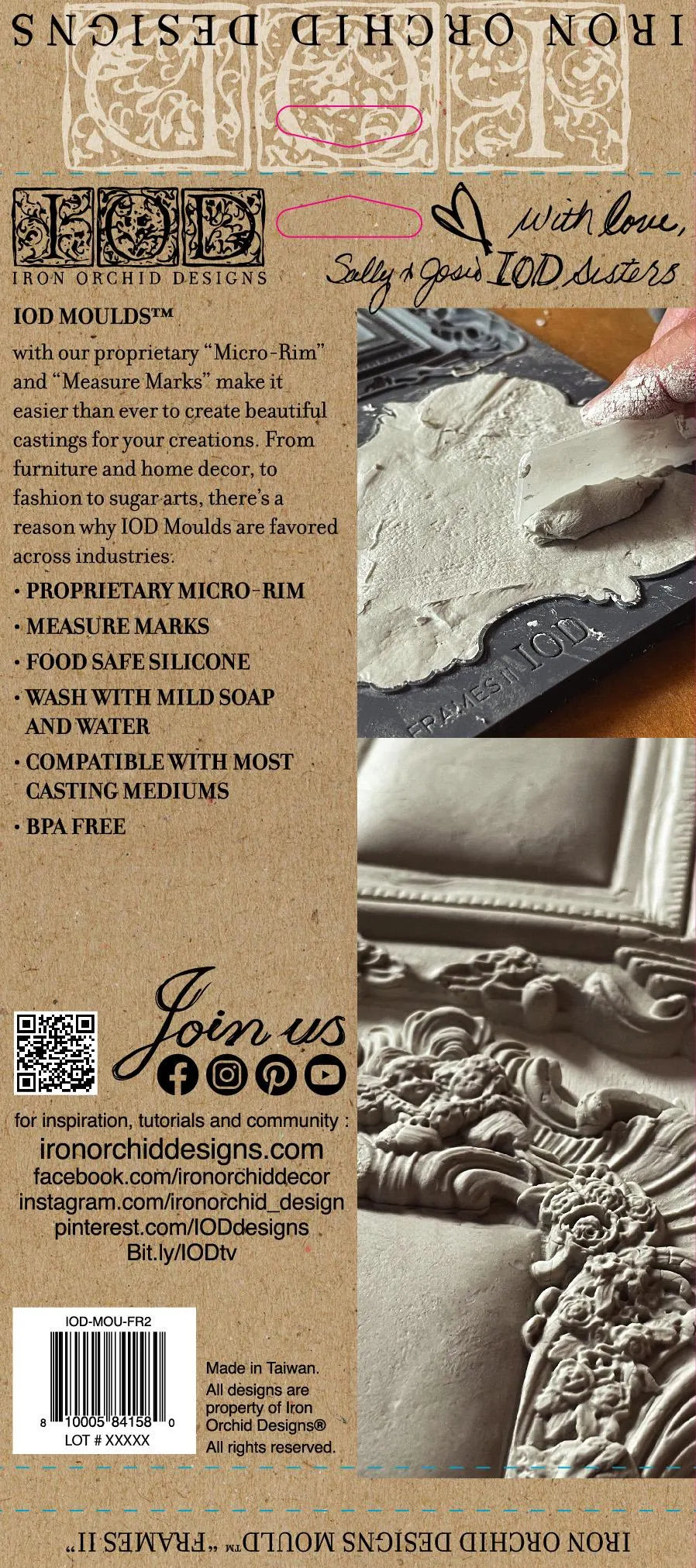 Frames 2 6x10 IOD Mould by Iron Orchid Designs