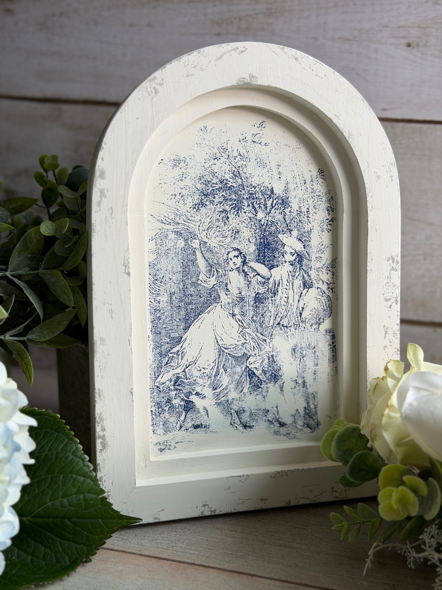 Hameau de la Reine IOD Paint Inlay 12x16 Pad by Iron Orchid Designs