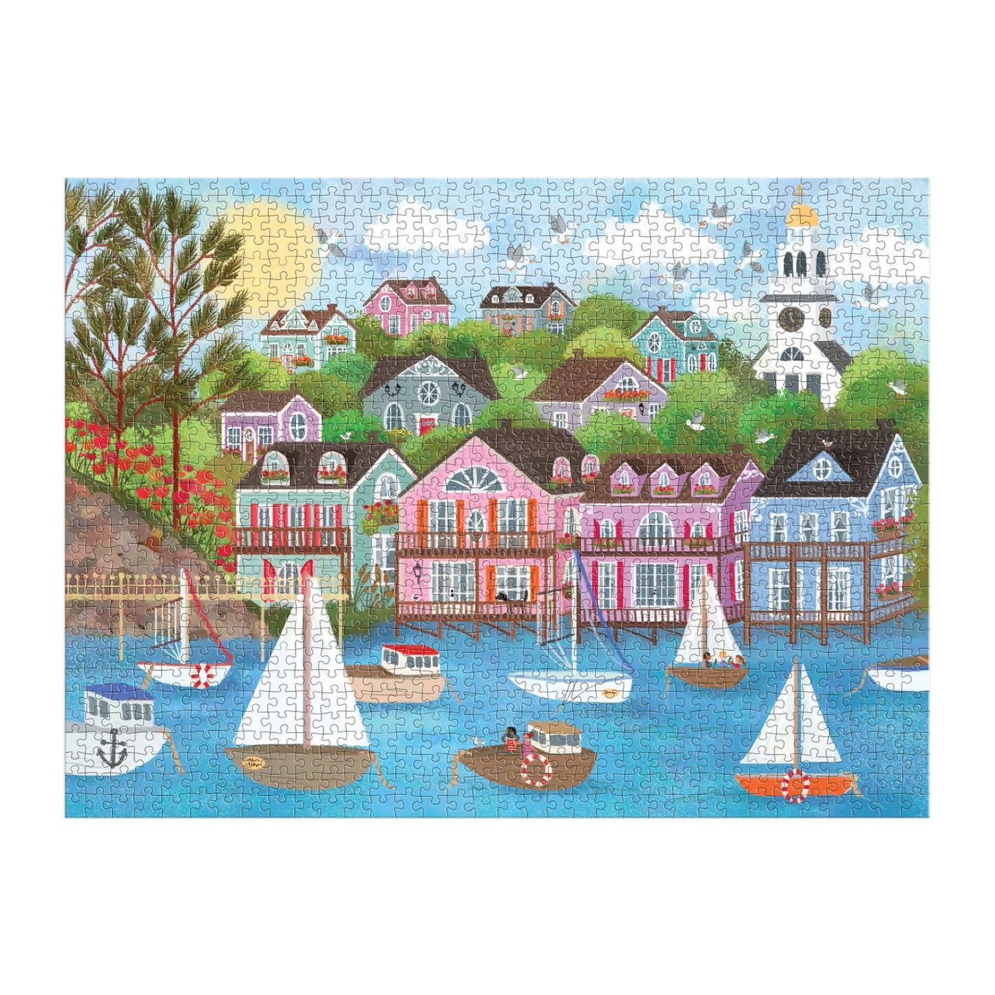Joy Laforme Harbor By the Sea 1000 Piece Puzzle