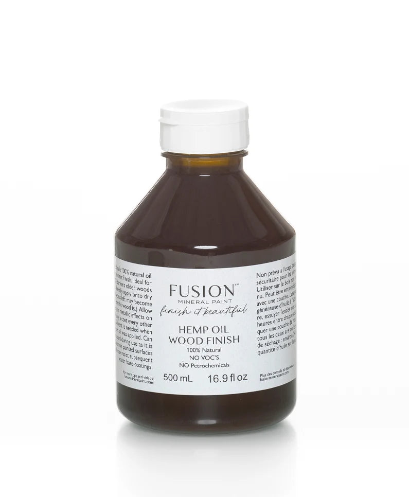 Hemp Oil Wood Finish by Fusion Mineral Paint 500mL