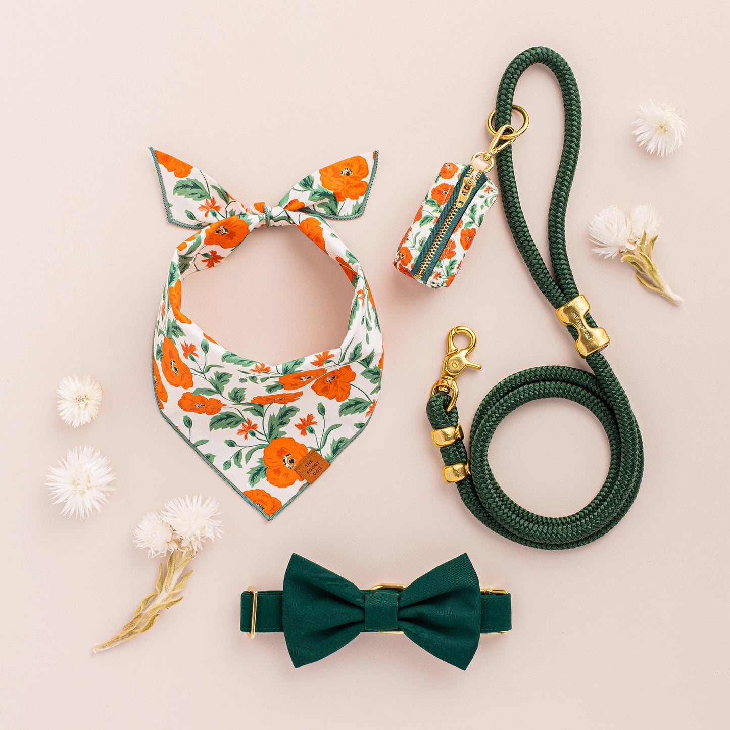 Evergreen Marine Rope Dog Leash by The Foggy Dog