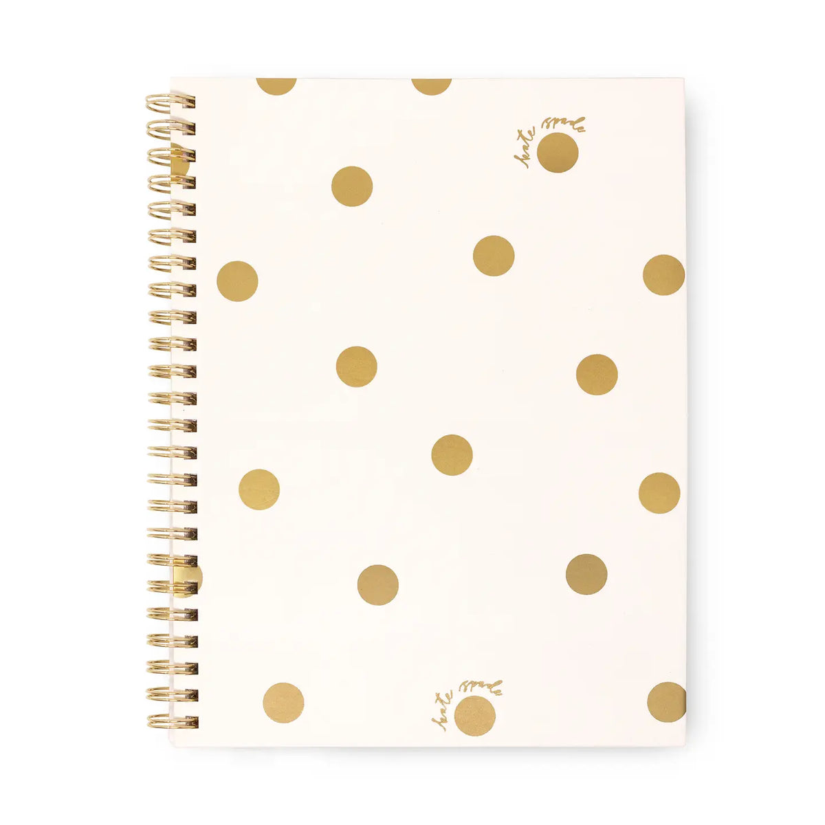 Kate Spade New York Gold Dot with Script Small Spiral Notebook