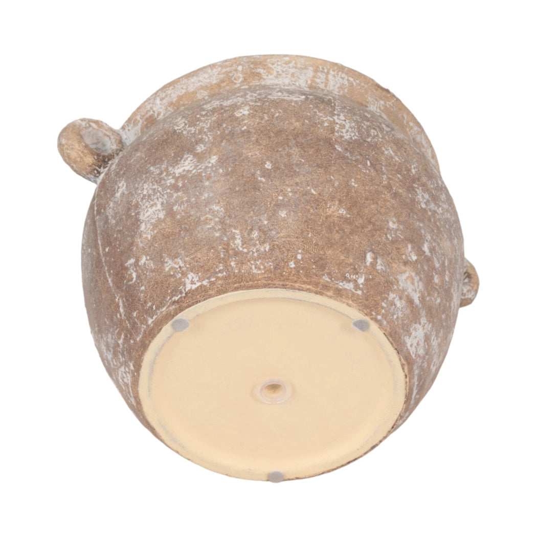 10" Textured Stoneware Garden Planter
