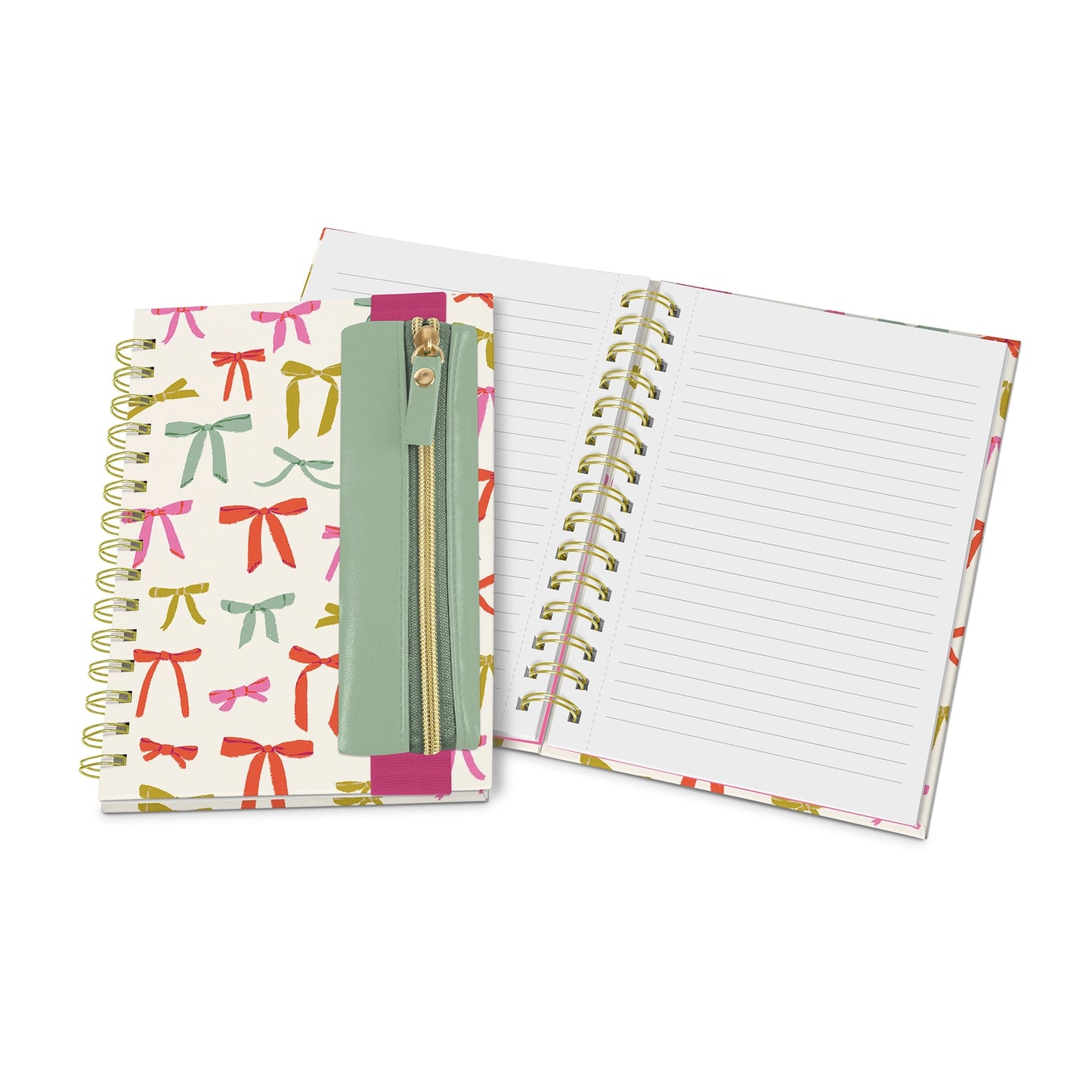 Put A Bow On It Oliver Notebook w/ Pen Pocket
