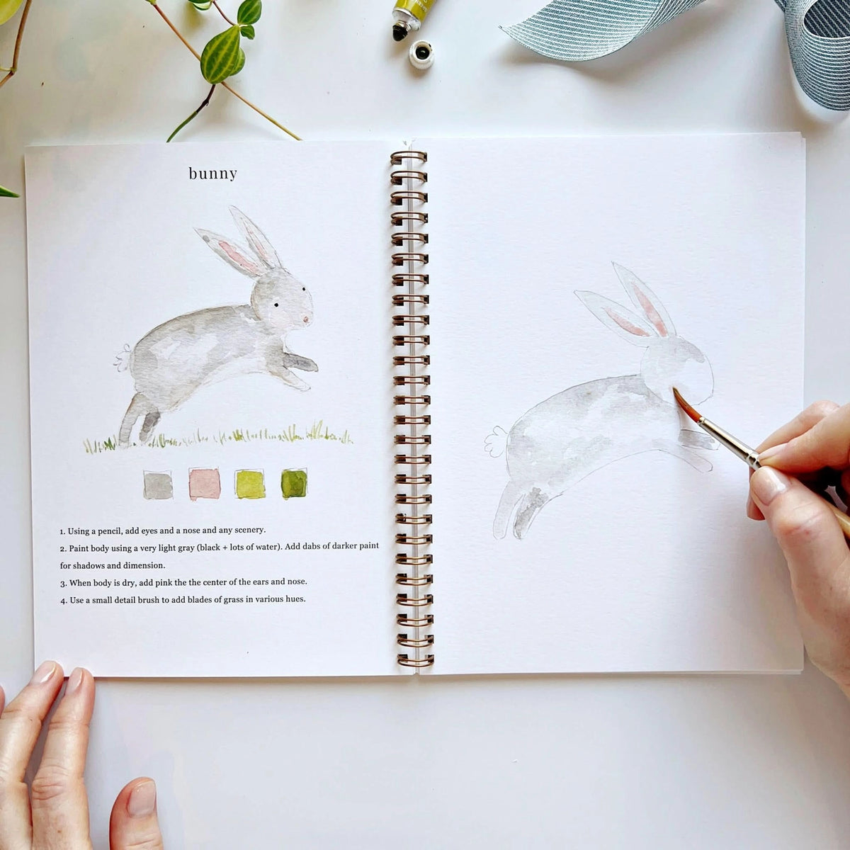 Animals Watercolor Workbook by Emily Lex Studio