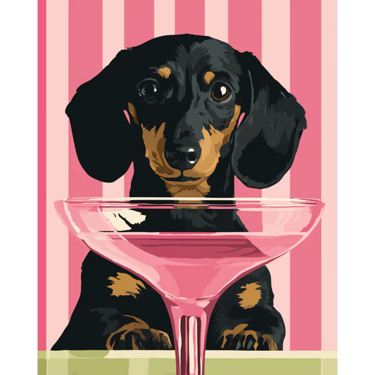 Cocktail Dog Paint-by-Number