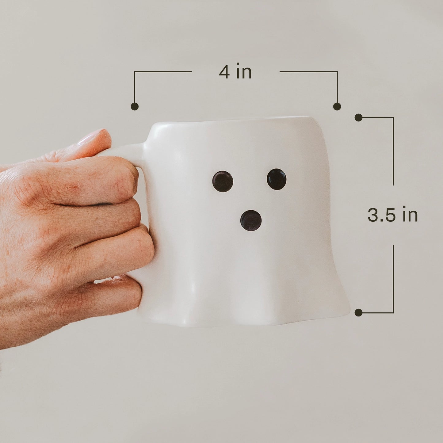 Ghost Shaped Mug 12 oz