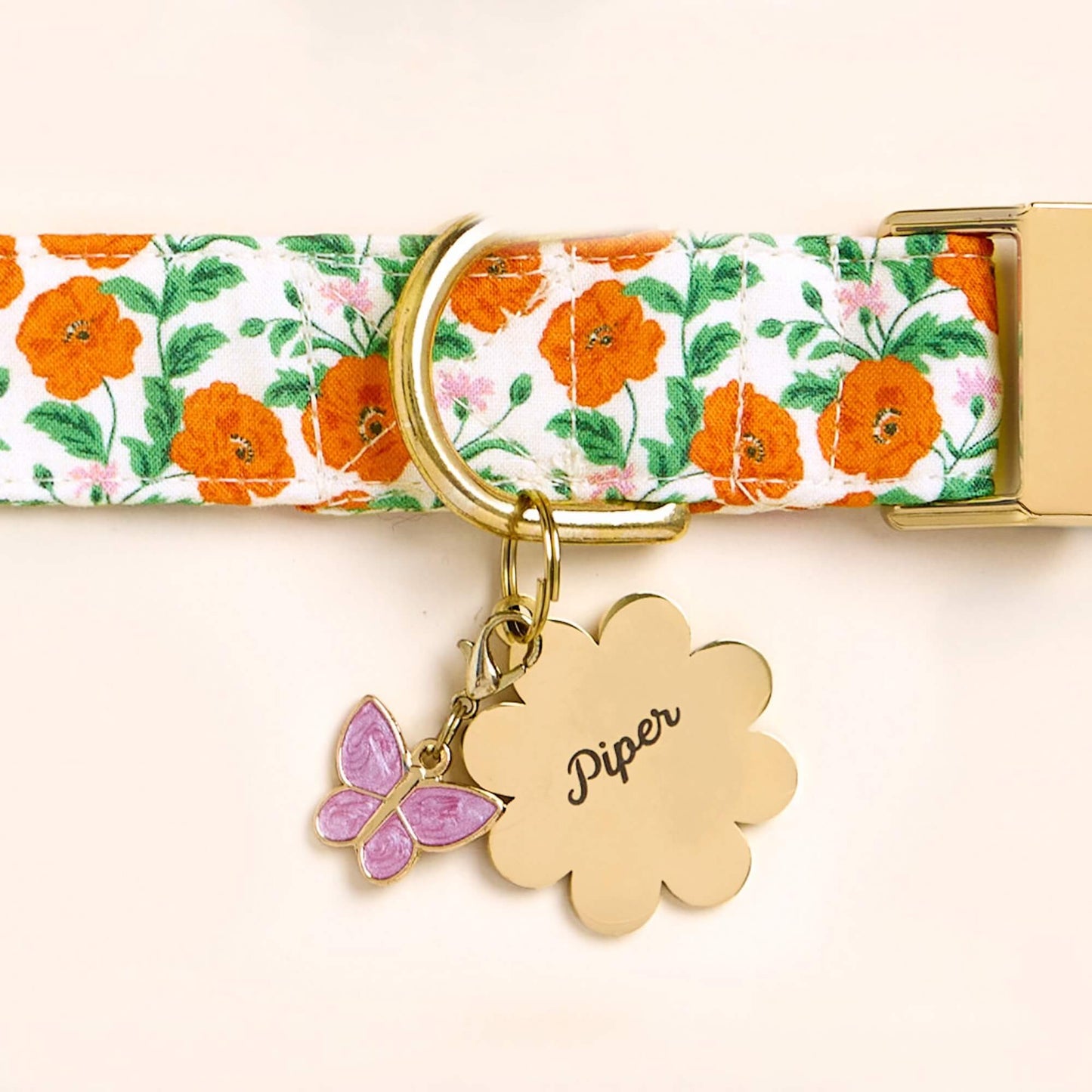 Butterfly Dog Collar Charm by The Foggy Dog