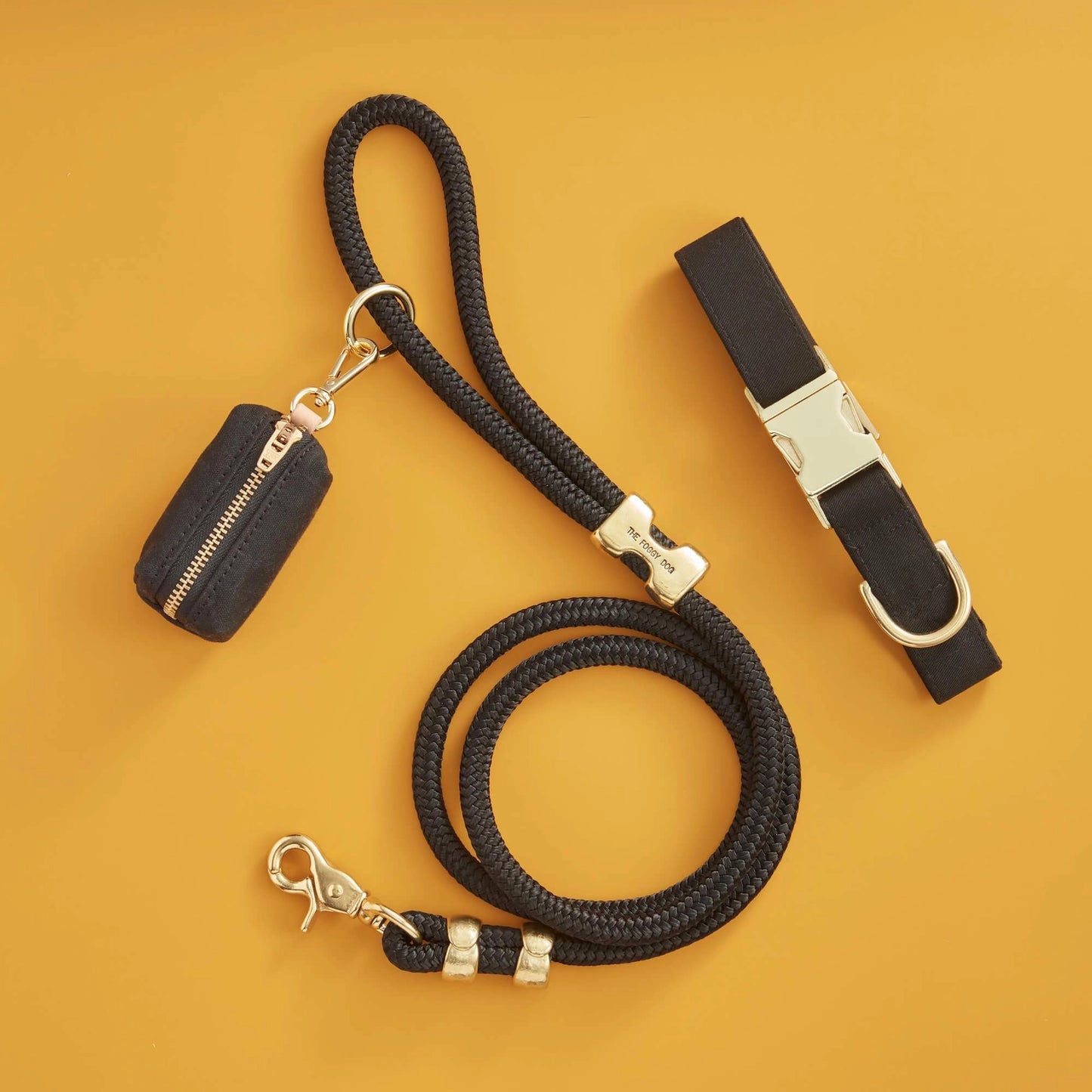 Onyx Marine Rope Dog Leash by The Foggy Dog