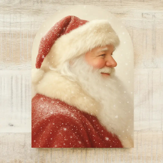 Snowy Santa Arch Art