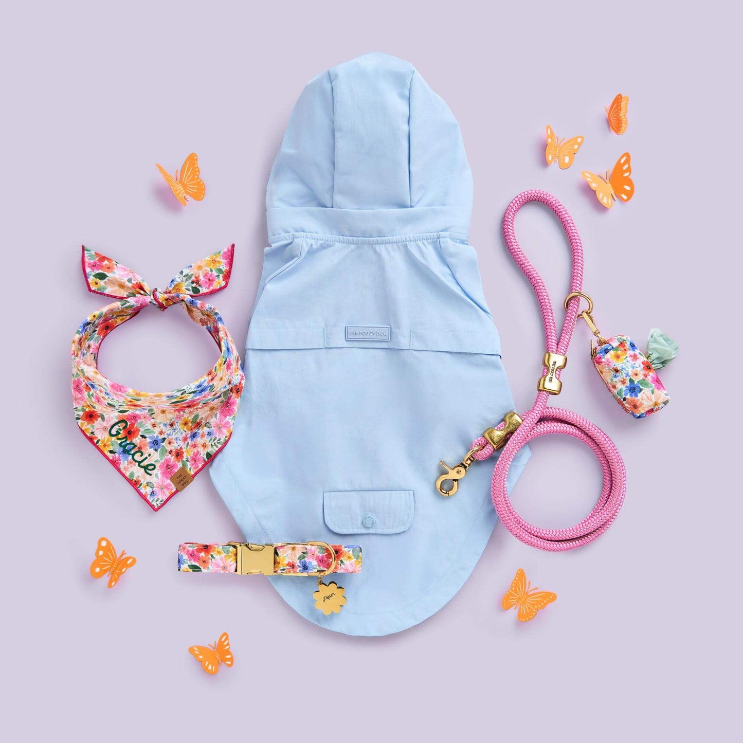 Margaux Waste Bag Holder by The Foggy Dog
