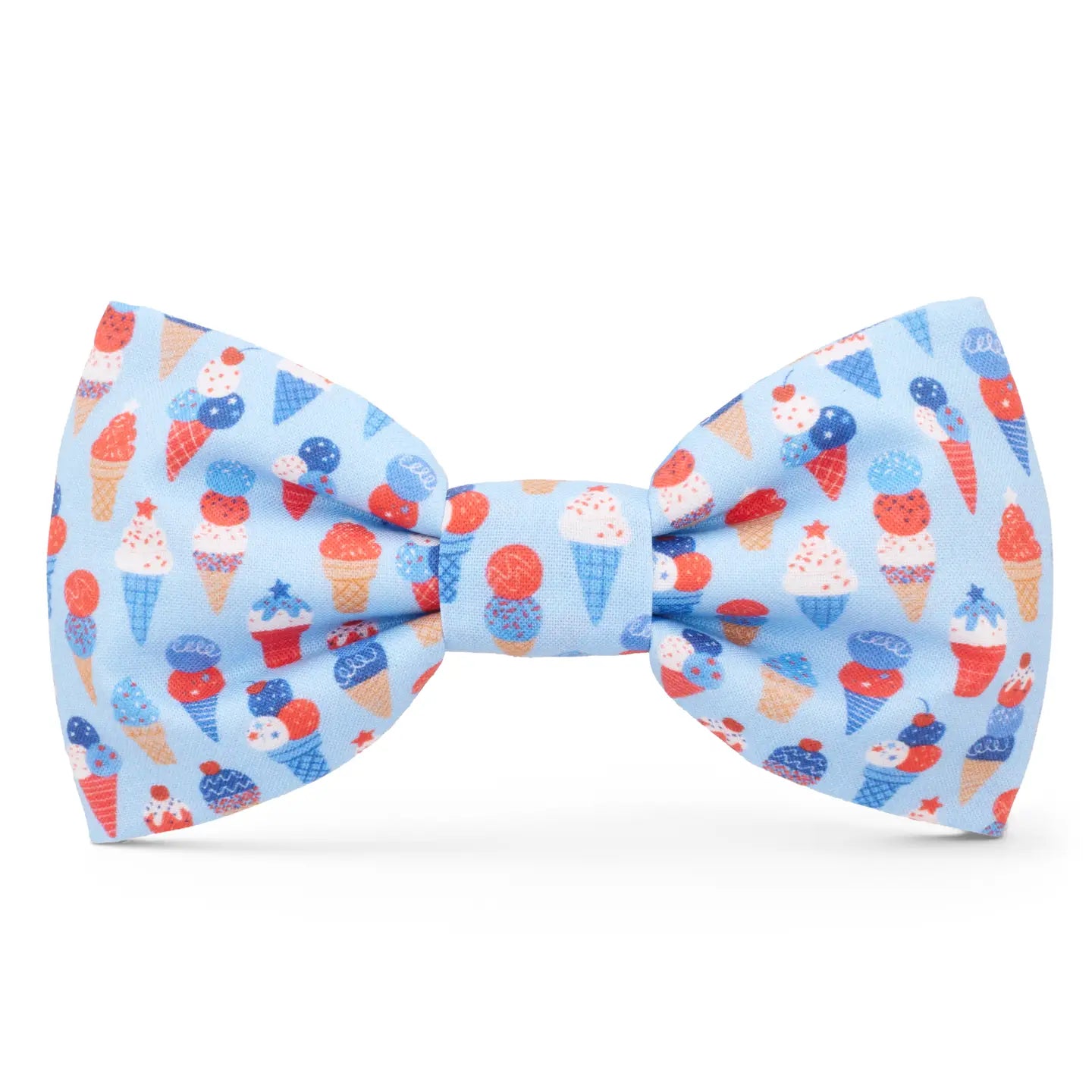 Star-Spangled Scoops Dog Bow Tie by The Foggy Dog