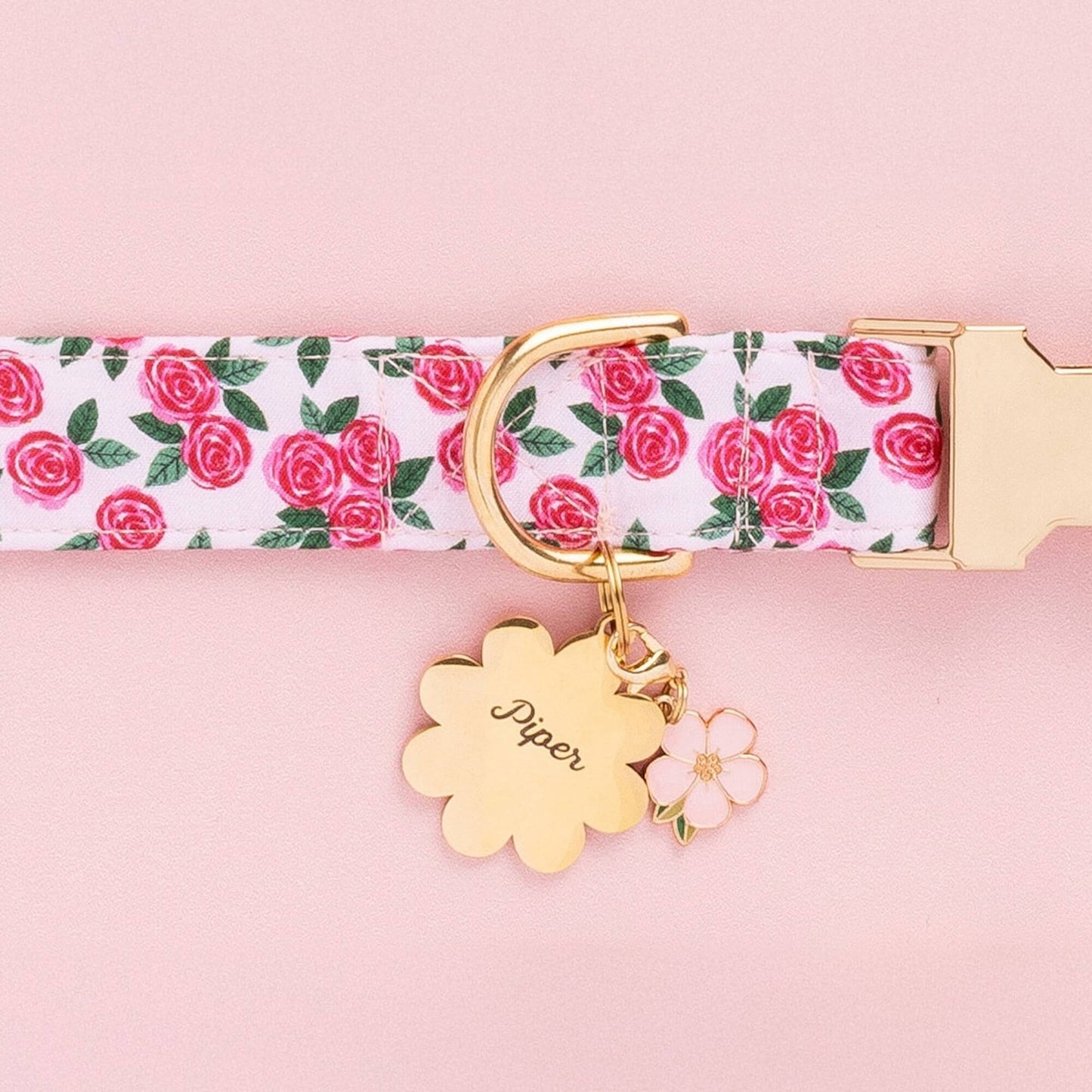 Sakura Blossom Dog Collar Charm by The Foggy Dog