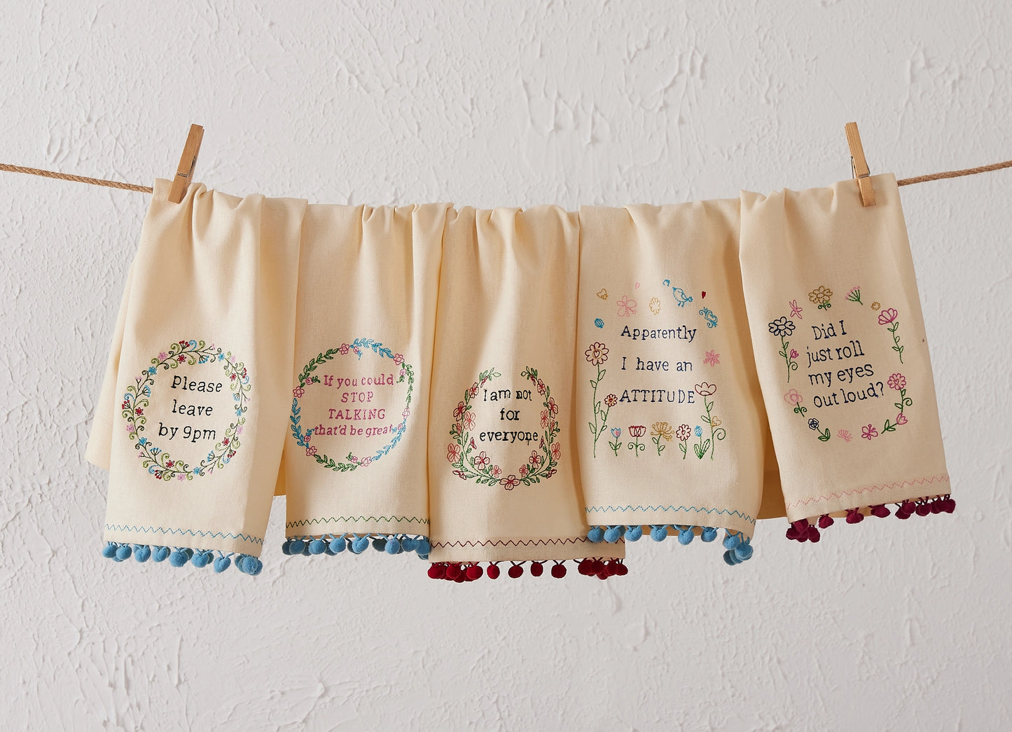Please Leave By 9 Kitchen Towel