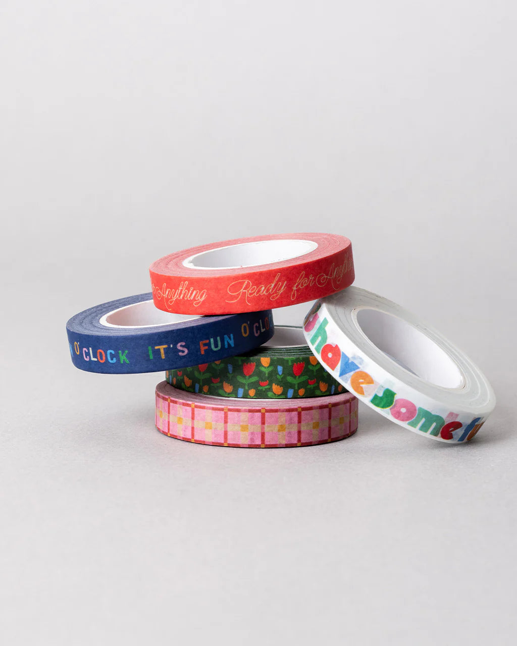 It's Fun O'Clock Paper Tape Set (Washi Tape)