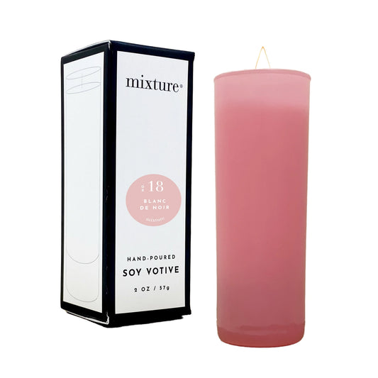 2 oz Pink Votive Candle - No. 18 Blanc De Noir