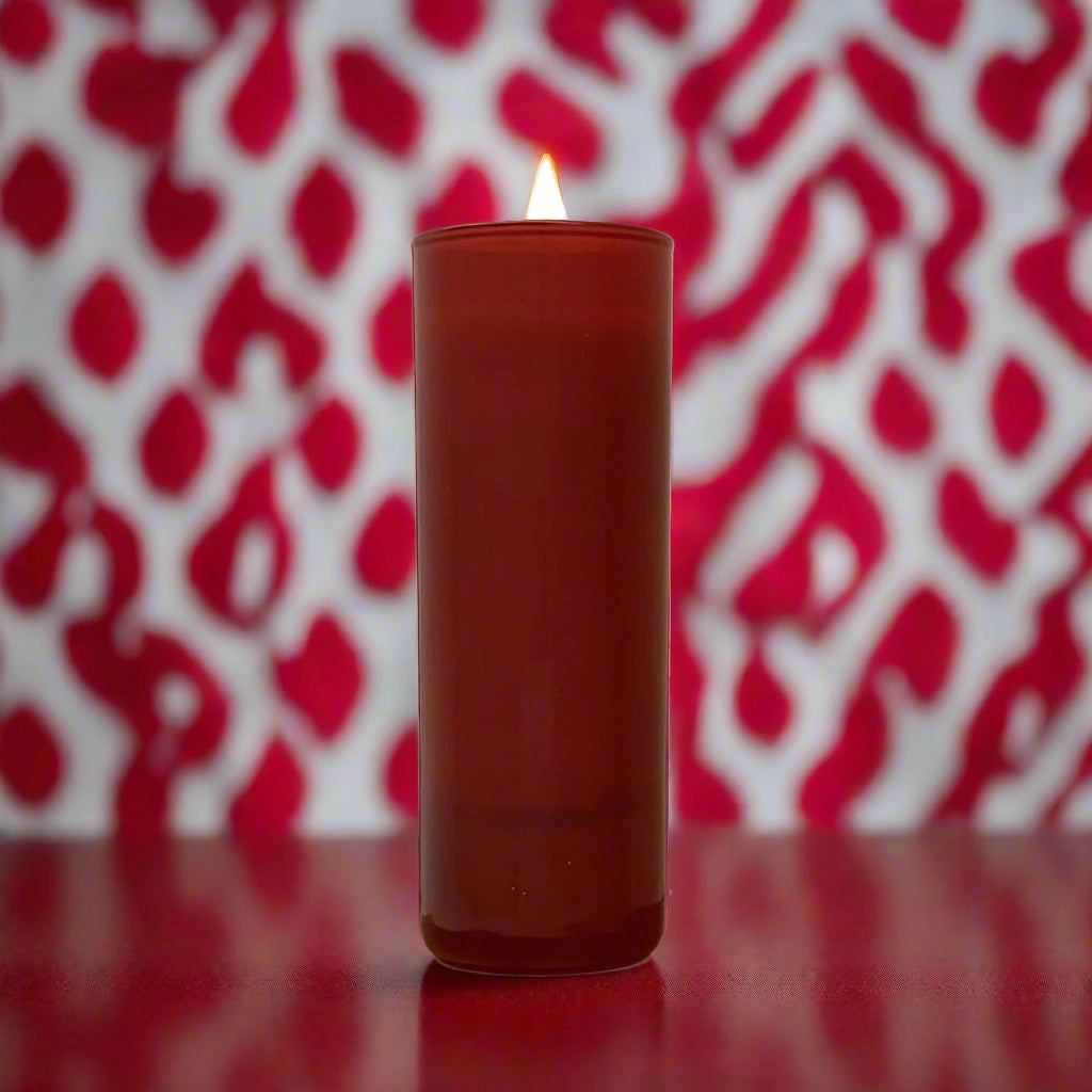 2 oz Red Votive - No. 42, Winter Magnolia & Pine
