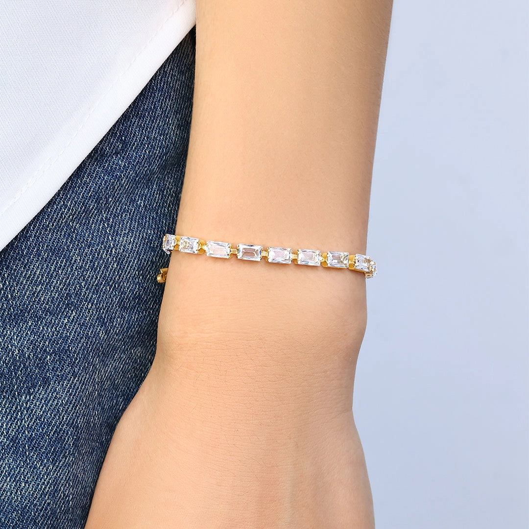 Baguette Tennis Bracelet (2 Colors)