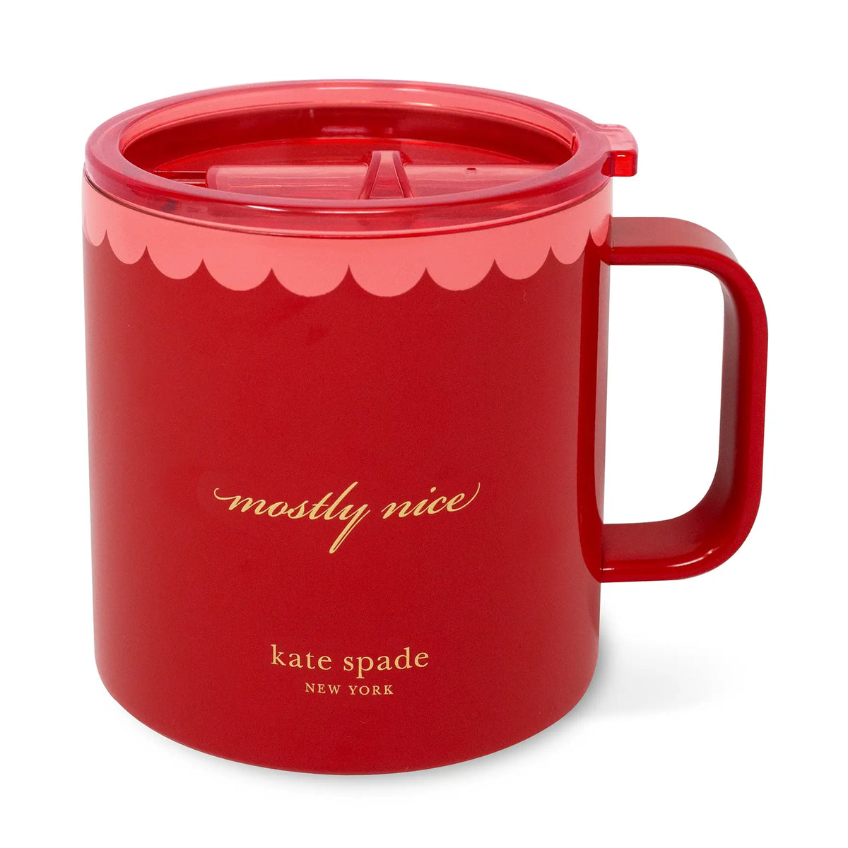 Kate Spade New York "Mostly Nice" 16 oz Insulated Mug